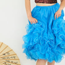 Load image into Gallery viewer, Turquoise Ra-Ra Skirt - UK6-10
