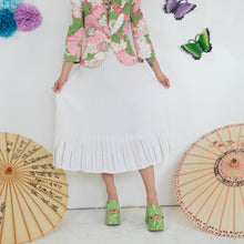 Load image into Gallery viewer, White Knitted Skirt - UK14