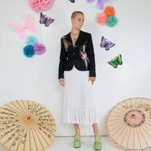 Load image into Gallery viewer, Black Patchwork Blazer - UK8/10