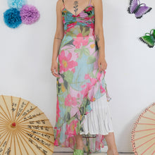 Load image into Gallery viewer, Asymmetrical Silk Dress - UK10