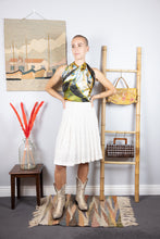 Load image into Gallery viewer, White Pleated Skirt - UK6
