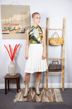Load image into Gallery viewer, White Pleated Skirt - UK6