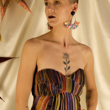 Load image into Gallery viewer, Watercolour Strapless Dress - UK6