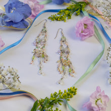 Load image into Gallery viewer, Iridescent Chandelier Earrings