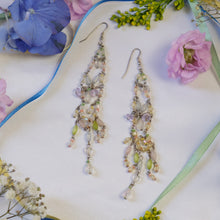 Load image into Gallery viewer, Iridescent Chandelier Earrings