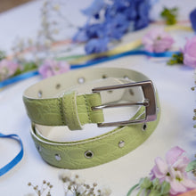 Load image into Gallery viewer, Lime Faux Leather Belt
