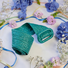 Load image into Gallery viewer, Turquoise Straw Belt