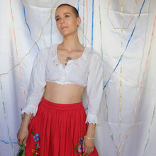 Load image into Gallery viewer, Cropped Milkmaid Top - UK6/8