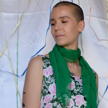 Load image into Gallery viewer, Emerald Silk Scarf