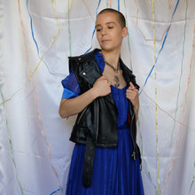 Load image into Gallery viewer, Black Sleeveless Moto Vest - UK6-10