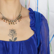 Load image into Gallery viewer, Blue Silk Dress - UK10