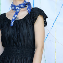 Load image into Gallery viewer, Black Broderie Anglaise Dress - UK8/10