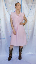 Load image into Gallery viewer, Pink Dove Embroidered Dress - UK12/14