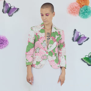 Floral Print Blazer - UK6/8