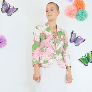 Floral Print Blazer - UK6/8