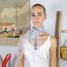 Load image into Gallery viewer, Polka Dot Silk Scarf
