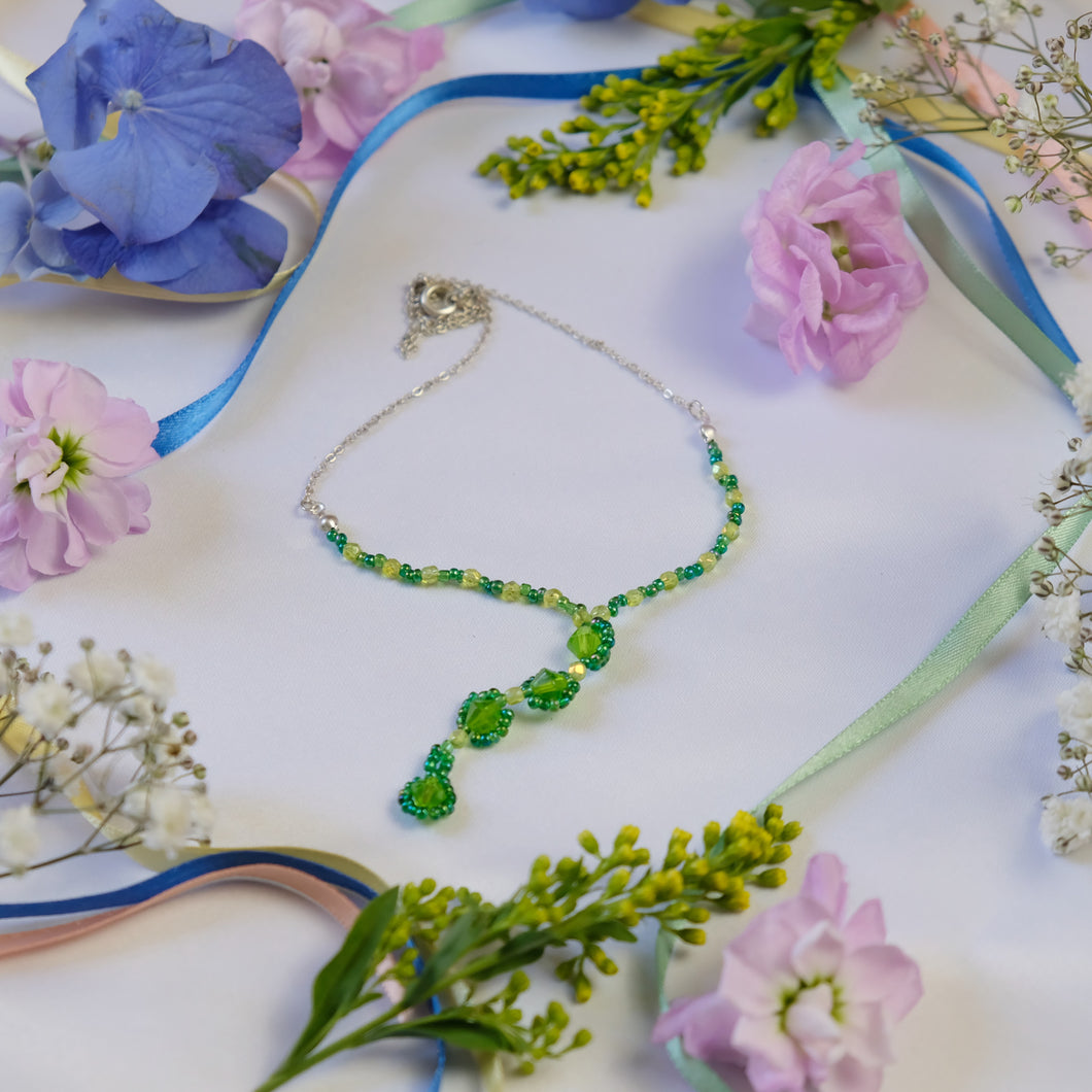 Green Beaded Necklace