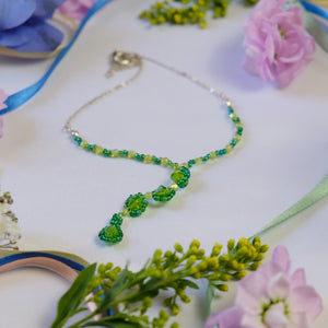 Green Beaded Necklace