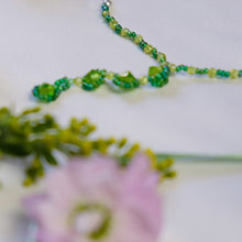 Load image into Gallery viewer, Green Beaded Necklace
