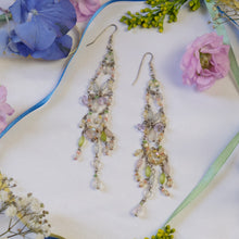 Load image into Gallery viewer, Iridescent Chandelier Earrings
