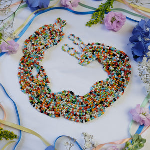 Multicoloured Collar Necklace