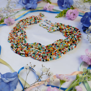 Multicoloured Collar Necklace